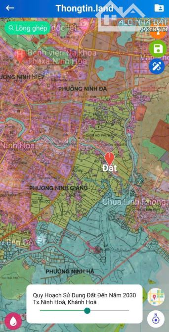 Chủ kẹt tiền cần bán nhanh Lô đất 2 mặt tiền đường liên xã Ninh Phú, view sông Dinh - 2