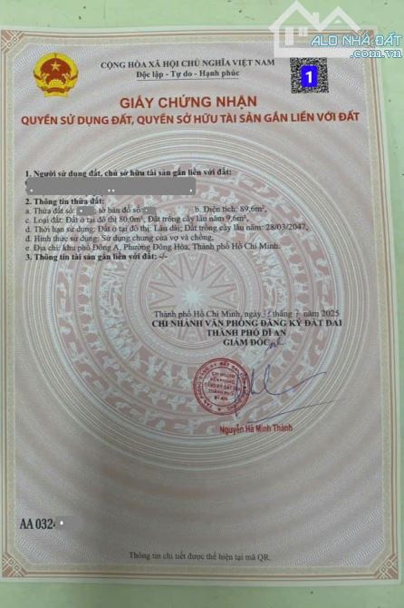 Bán đất 4.5x20m, hẻm Nguyễn Hữu Cảnh p. Đông Hòa gần trường cấp 1 - 3