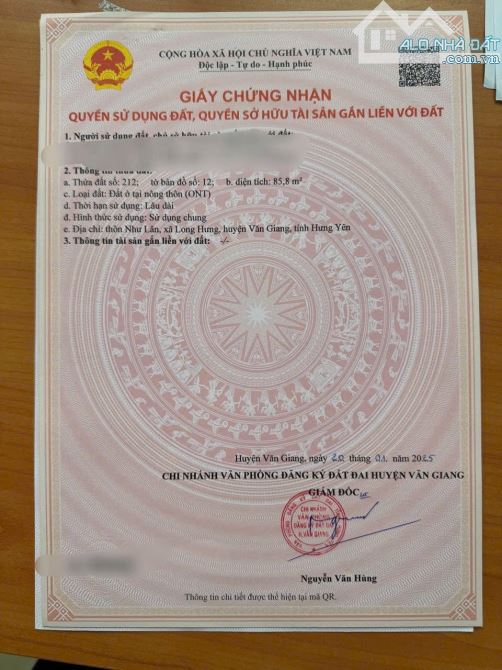 🔥🔥🔥Ra hàng lô đất 85,8m2 đất ở tại Như Lân - Nghĩa Trụ - Hưng Yên sát vách đường vành đ - 3