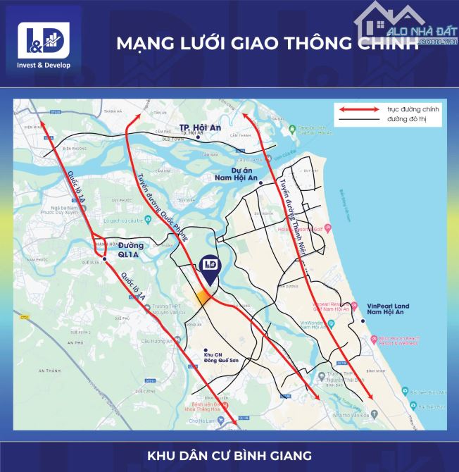 Bán dự án KDC Bình Giang 5,5 triệu/m2 - 1