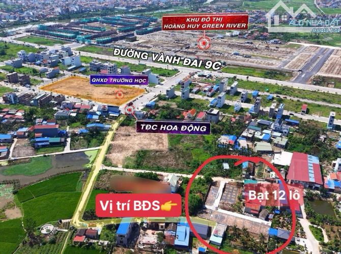 🆘Cần bán gấp lô đất Ngay sau TDC Hoa Động , và Hoàng Huy GReen River✅1,3x tỷ 🔆Ngõ ô tô 7 - 3
