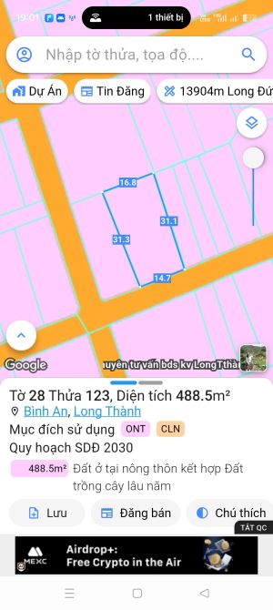 THÔNG TIN CHI TIẾT MỘT SỐ ĐẤT NỀN BÁN TẠI BÌNH AN, LONG THÀNH - 3