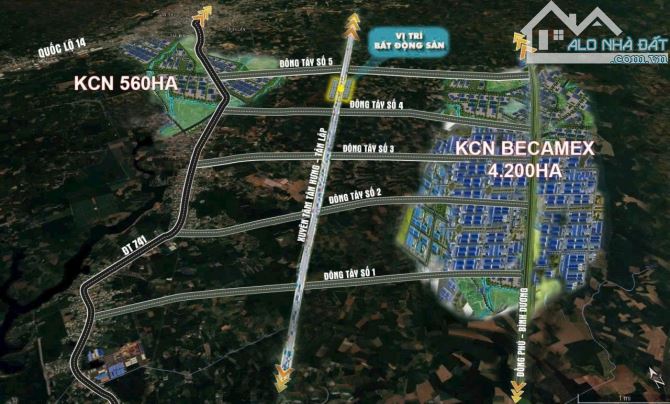 Chỉ 650TR - Sở hữu ngay lô đất Xuyên Tâm mặt tiền đường 32M, Cơ hội Đón sóng KCN - 3