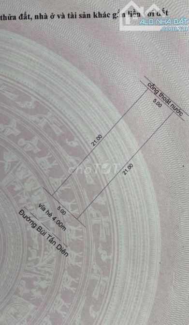 Cần bán lô sạch đẹp đường Bùi Tấn Diên, KĐT Phước Lý, Hoà Minh - 3