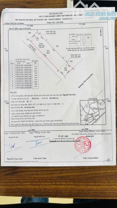 MẶT BIỂN PHƯỚC HẢI-Diện tích trên sổ 68m2 - thực tế 87m2-nghỉ dưỡng-kinh doanh-giá 6tx - 3