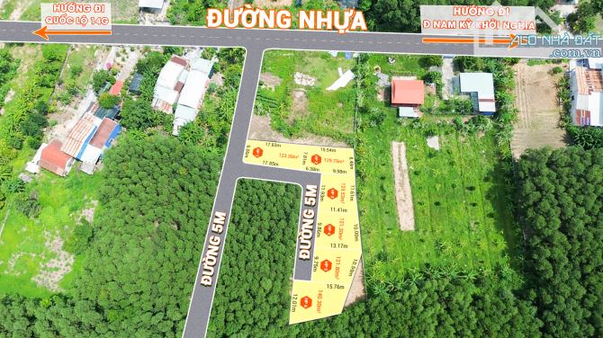 2 LÔ LIỀN  KỀ DIỆN TÍCH 260M2 GẦN SÁT TRỤC ĐƯỜNG CHÍNH NAM KỲ KHỞI NGHĨA - 4