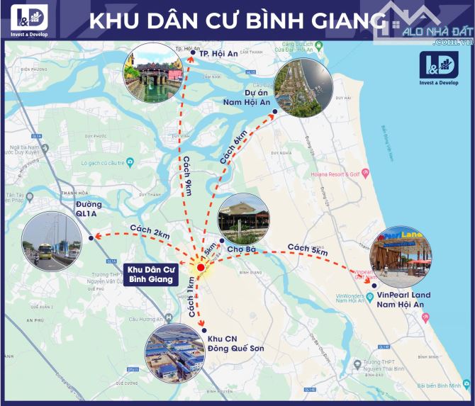 Bán dự án KDC Bình Giang 5,5 triệu/m2 - 2