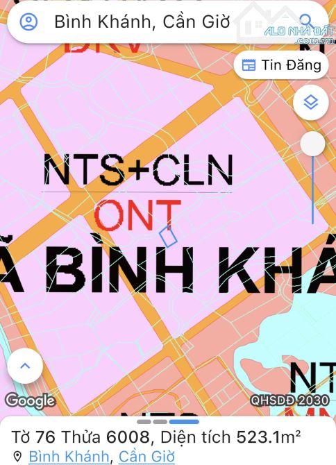 Cần vốn bán gấp lô đất đường Rừng Sác, xã Bình Khánh, Cần Giờ - 4