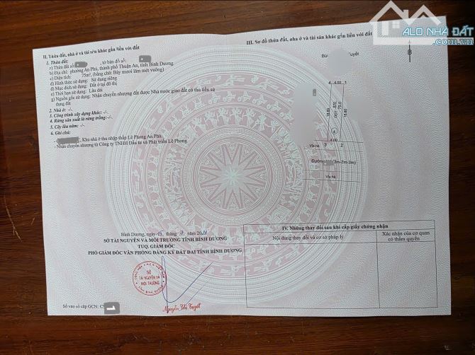 3,7Tỷ/Lô TL🔥Bán 2 Lô đất 75m2 đầu cổng trục chính KDC Lê Phong 1, p.An Phú, Tp.Thuận An - 4