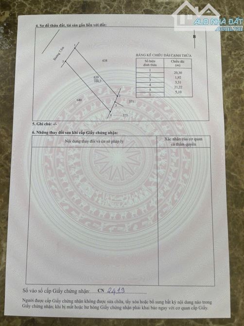 BLOCK THỔ CƯ VỪA RA LÒ – SAU LƯNG ỦY BAN TX.PHONG ĐIỀN – Giá chỉ từ 4xx triệu - 4