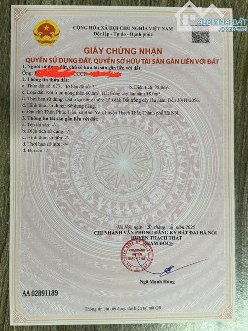 Chủ cần tiền bán gấp lô góc 78m2 Gần đường đô thi vệ tinh Hoà Lạc đường thông siêu đẹp - 4