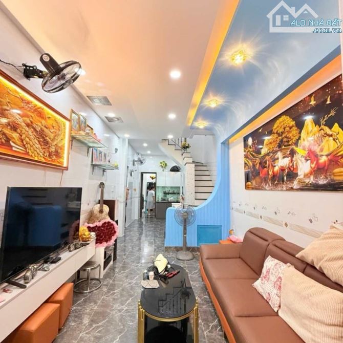 NHÀ 2 TẦNG CỰC ĐẸP ÔTÔ ĐỖ CỬA NGUYỄN SỸ SÁCH, P.15, TÂN BÌNH, 3,2X14M, CN 45M2, GIÁ 6,3 TỶ - 5
