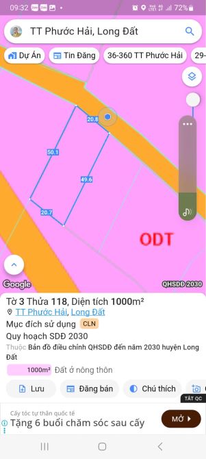 BÁN 1000M2 CÓ 160M2 TC LƯNG TỰA NÚI MỊNH ĐẠM - TT PHƯỚC HẢI ,BRVT - 6