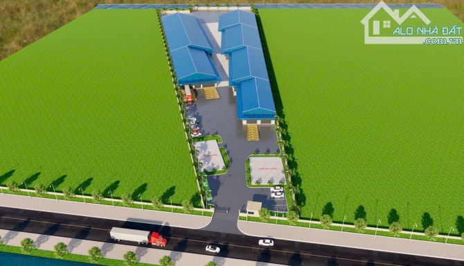 Kho xưởng 4.200m² có PCCC tự động và điện ba pha, đường Quốc Lộ 61C gần đường Vành Đai - 7