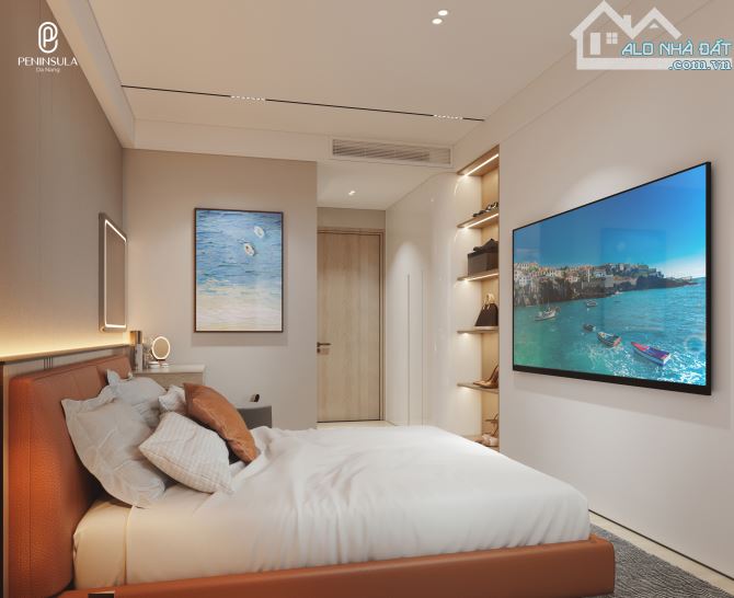 Cần bán căn hộ 2PN 61,8m2, tầng 12A Peninsula Đà Nẵng, mặt sông Hàn- Sổ đỏ lâu dài - 7