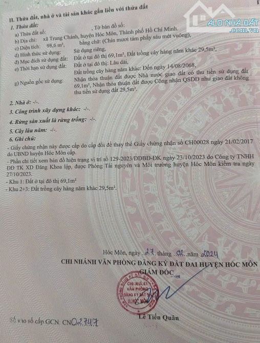 Ai không chốt ngay hối hận cả đời. Trung Chánh Hóc Môn 100m2, 1ty100 Sổ riêng - 7