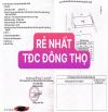 Bán đất TĐC Đông Thọ Vị trí đắc địa: Ngay sau chợ Hộ – trung tâm TP Thái Bình, khu dân cư