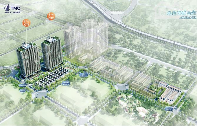 Bán chung cư TMC Smart Home Phạm Văn Đồng Hà Nội - Giá bán từ 90 triệu /m2 full đồ
