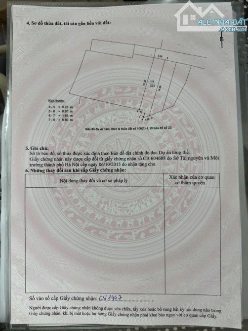 Bán nhà Thạch Bàn 53m -4tầng -giá 5ỷ3