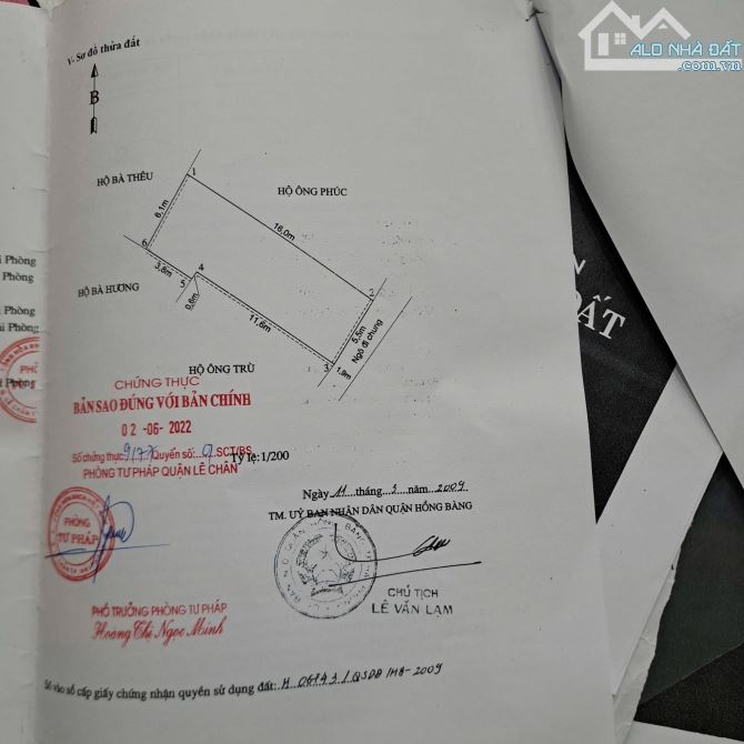 Lô đất 89,2m2- khu An Lạc 2, Sở Dầu, Hồng Bàng, Hải Phòng- giá tốt