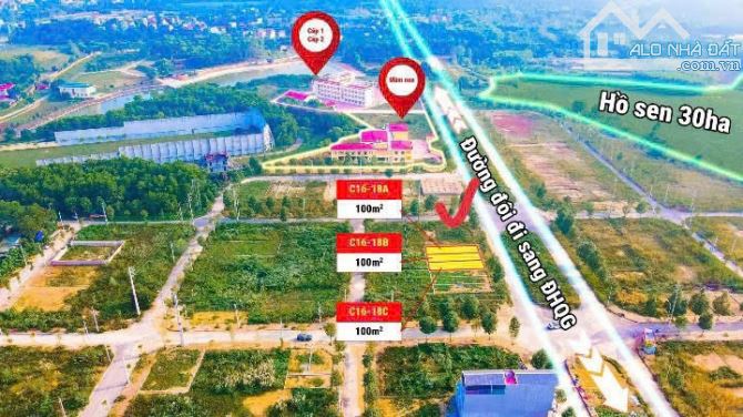 DT 96m² TĐC Đại học Quốc gia Hoà Lạc gần Quốc lộ 21A – Rẻ hơn xung quanh giá 4,5 tỷ