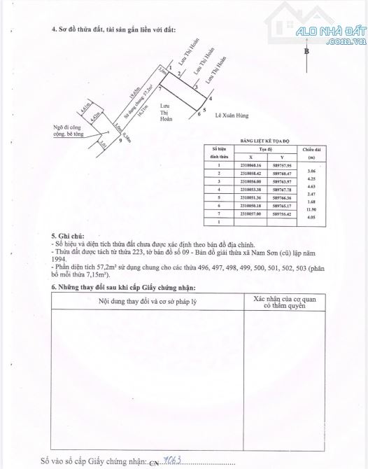Bán đất 48,8m2 tại Cống Mỹ, Nam Sơn, An Dương giá 790 triệu