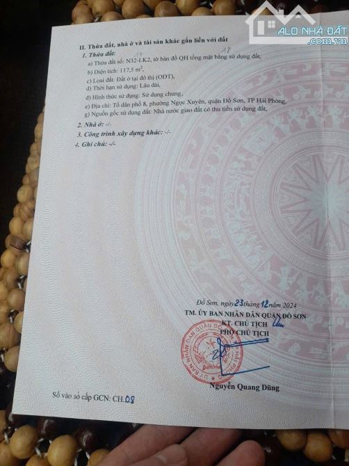 Đấu giá Đồng Nẻo Đồ Sơn Hải Phòng