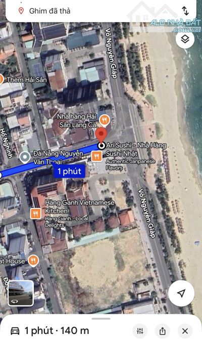 🔥BÁN ĐẤT TẶNG NHÀ 1.5 TẦNG TẠI NGUYỄN VĂN THOẠI – CÁCH BIỂN CHỈ 140M CHỈ 16,5 TỶ