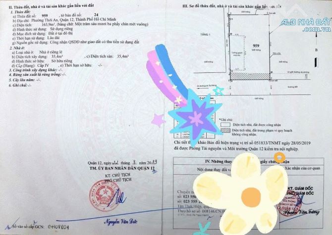 LÔ GÓC 1 XẸC LÊ THỊ RIÊNG – GẦN KHO BẠC – DT KHỦNG 10.5x17M – GIÁ CHỈ 9.2 TỶ