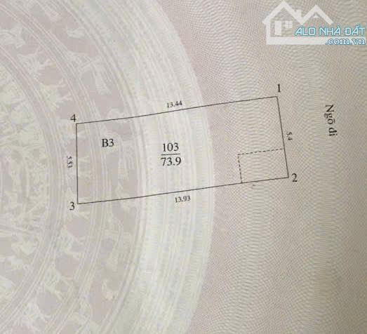 Bán nhà mặt ngõ Ô to 285 Đội Cấn 74m2, mặt tiền 5.4m;Giá 21 tỷ;LH Phú Trần