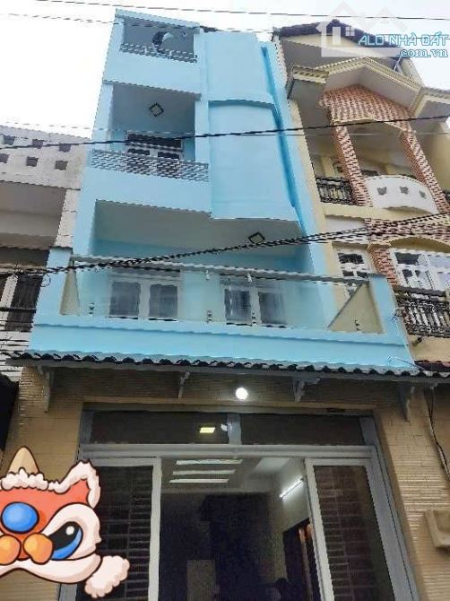 NHÀ MỚI VÀO Ở NGAY - ĐƯỜNG XE HƠI NGỦ ĐÔNG TRONG NHÀ - 4 X 12 - KHU DÂN TRÍ TOÀN NHÀ CAO T