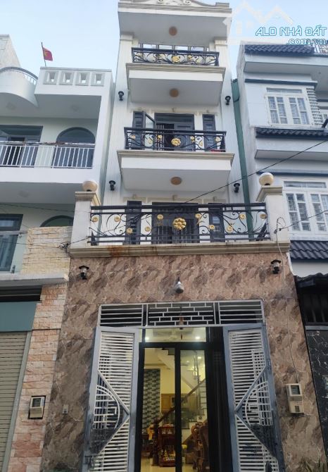 Nhà 4 tầng, Thạnh Xuân 25, Quận 12, 50.4m² ngang 4m, 5.8 tỷ