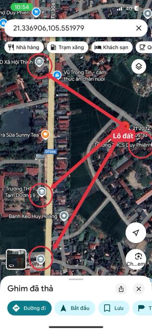 BÁN gấp lô đất hiếm Kim Long, Tam Dương sát trường THCS Duy Phiên 173,2m mt5,05m 1tỷ150tr