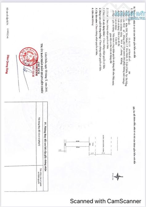 🔥 Cặp đất đường 15m Kinh Dương Vương . Hoà Minh - Dt 198m2 ngang 9m - hướng bắc