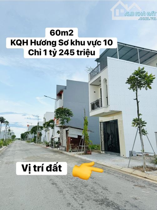 60m2 KQH Hương Sơ khu vực 10 Chỉ 1 tỷ 245 triệu