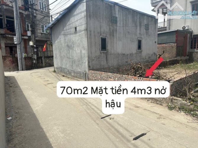 70m Bìa Làng Vân Nội - Trục Kinh Doanh Ô Tô Tránh 200m Ra Võ Nguyên Giáp - Nội Thành 10P
