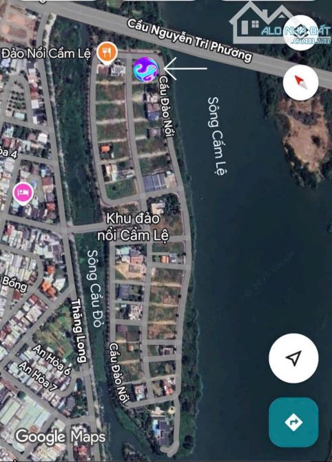 4 LÔ view SÔNG ngay cầu NGUYỄN TRI PHƯƠNG, khu ĐẢO NỔI NAM VIỆT Á - ĐÀ NẴNG - 4x382m²