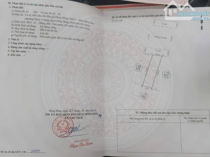 🔥🔥 🔥🔥🔥SIÊU HIẾM – ĐẤT MẶT ĐƯỜNG 30M PHÂN LÔ ĐỐNG CHUỐI, HÙNG VƯƠNG- HỒNG BÀNG