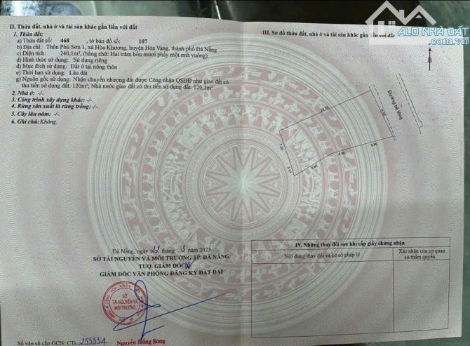 📌📌📌LÀM VIỆC TRỰC TIẾP GIÁ TỐT !!! Bán lô đôi thôn phú sơn 1, xã hòa khương