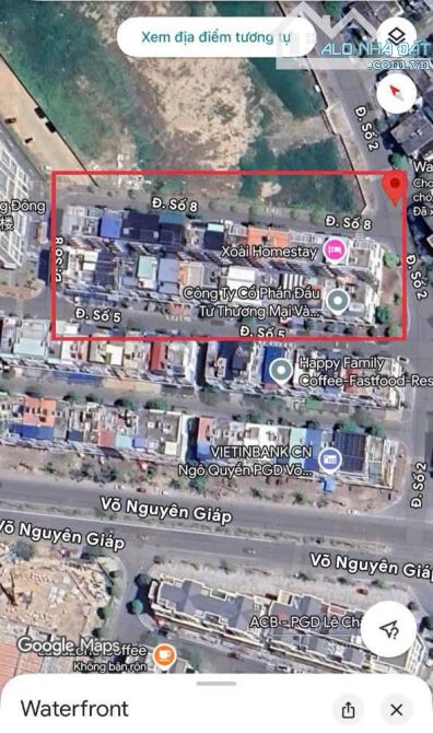 Bán đất WATER FRONT đường Võ Nguyên Giáp gần Vin Cầu Rào - 1
