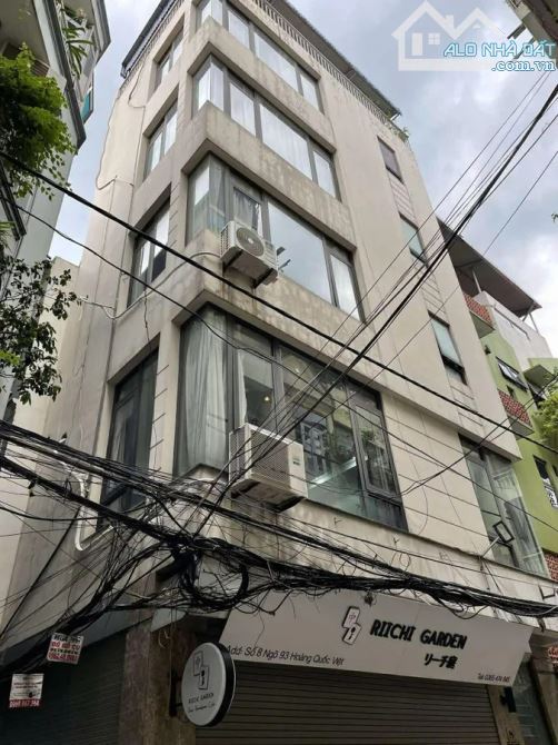 Nhà đẹp phố Hoàng Quốc Việt - khu phân lô quân đội - lô góc - 6 tầng - MT 7,7m , 13.8 tỷ. - 1