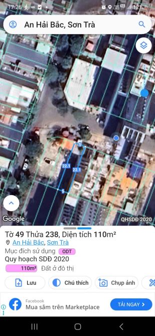 CẦN BÁN CẶP ĐẤT ĐẸP ĐƯỜNG AN ĐỒN 6 GIÁ TỐT NHẤT KHU VỰC S220M ( 36 TỈ ) - 1