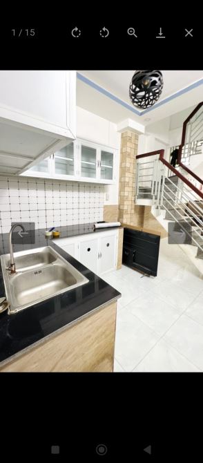 Bán nhà hẻm Ni Sư Huỳnh Liên,P.10,Q.Tân Bình,dt: 3,2 x 11 nhà xây 2 tầng 3 Tỷ 45. - 1