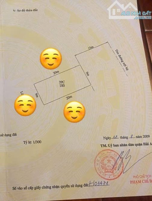 Bán lô đất 180m2 ngang 9m mặt đường 30 Văn Cao, vị trí đẹp - 1