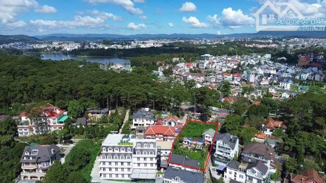 Đất mặt tiền Lê Văn Tám 1193m2 view thung lũng rừng thông săn mây GPXD 8 tầng - 1
