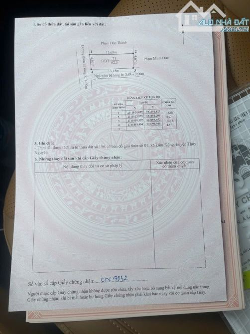 Bán lô góc cực đẹp tại Lâm Động, Thuỷ Nguyên, Hải Phòng oto 16 chỗ đỗ cửa giá 1tỷ7xx