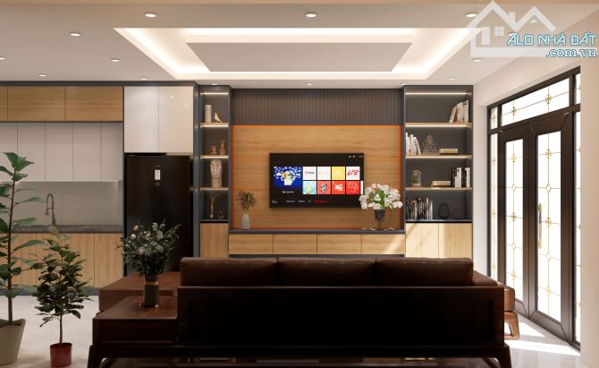 chủ bán nhà Thụy Hương , Chương mỹ, 35m2 x 4 tầng, ô tô 7 chỗ đỗ cửa, 3 tỷ 05 - 1