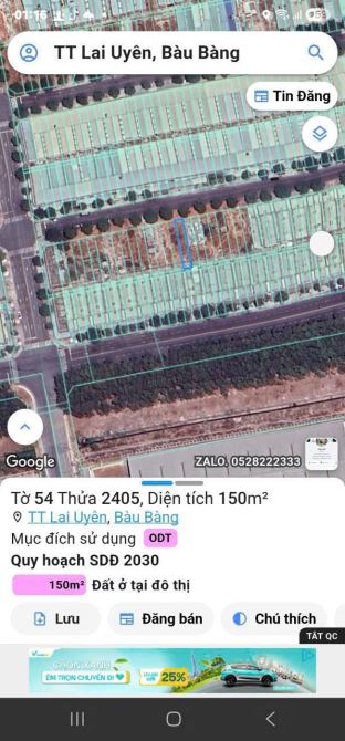 Bán lô đất Bầu Bàng thuộc TPHCM mặt tiền kinh doanh quá đẹp - 2