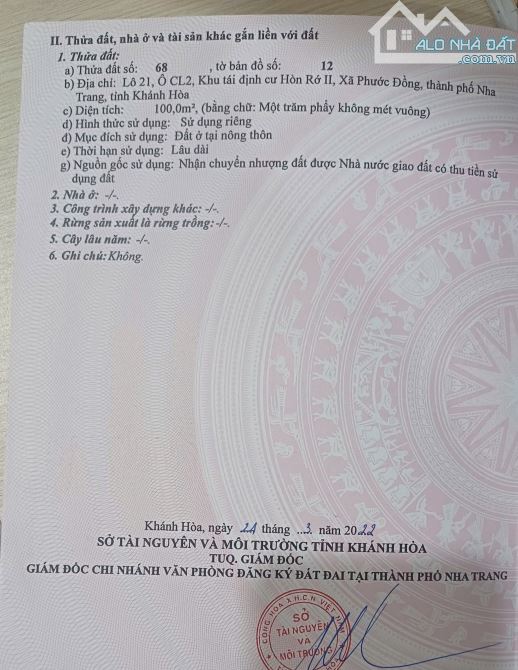 🔥BÁN ĐẤT TĐC HÒN RỚ 2 - ĐƯỜNG SỐ 2, NAM NHA TRANG GIÁ ĐẦU TƯ TỐT - 2