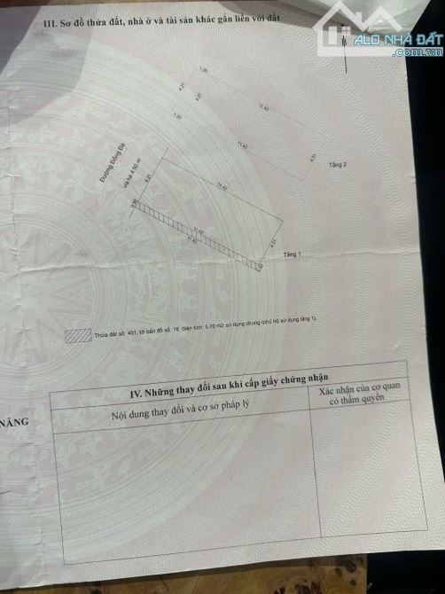 Nhà mặt tiền đường Đống Đa giá 12,5 tỏi - 2